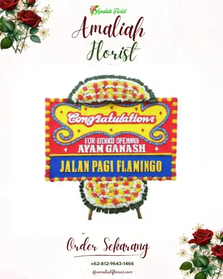 Sewa Papan Bunga Tiing Gading